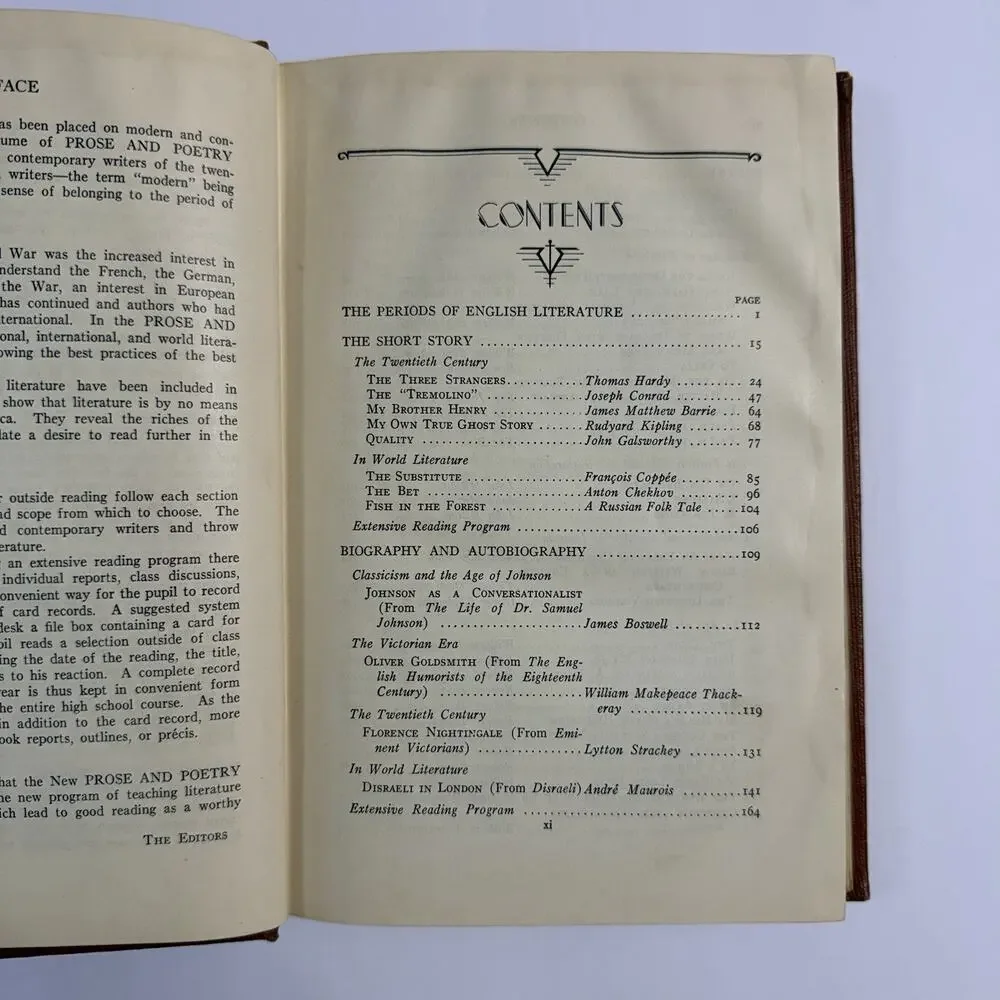 Prose and Poetry Of England Including History Of English Literature McGraw 1935